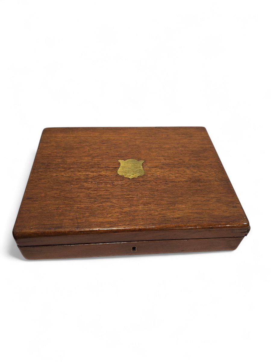 Ensemble complet de douze couteaux à poisson victoriens dans leur coffret anglais d'origine, XI-photo-2