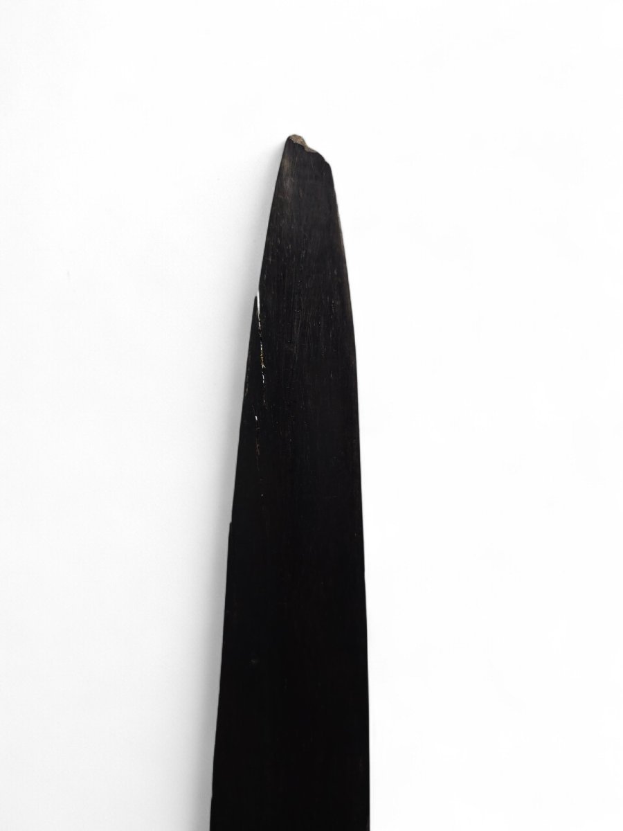 Large Maasai Ceremonial Dagger Made Of Ebony, 1960s-photo-2