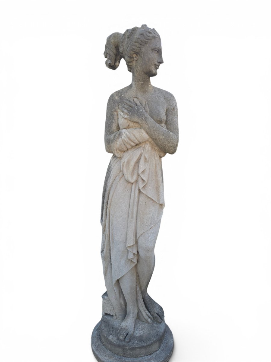 Sculpture Of Venus In Vicenza Stone, Italy, 1950s-photo-2