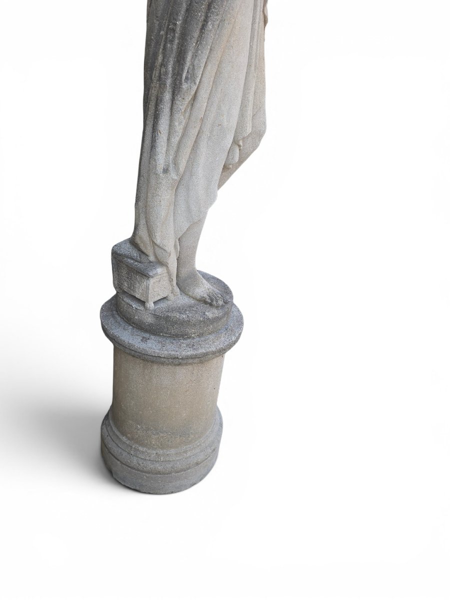 Sculpture Of Venus In Vicenza Stone, Italy, 1950s-photo-6