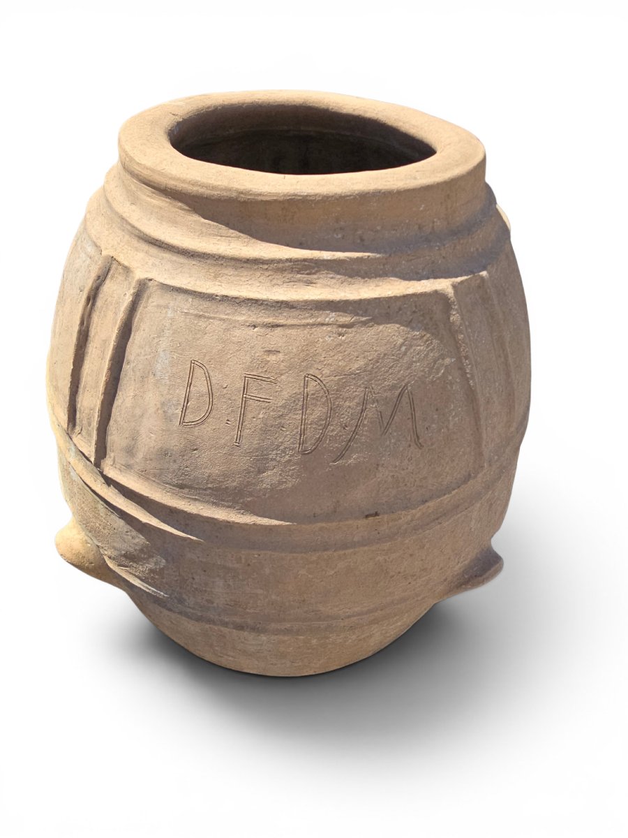 Pot en terre cuite italienne, années 1950-photo-4