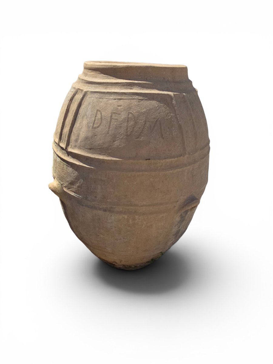 Pot en terre cuite italienne, années 1950-photo-3