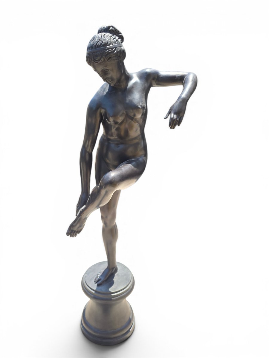 Sculpture  en bronze d'Aphrodite (Vénus), début du XXe siècle 180 cm-photo-2