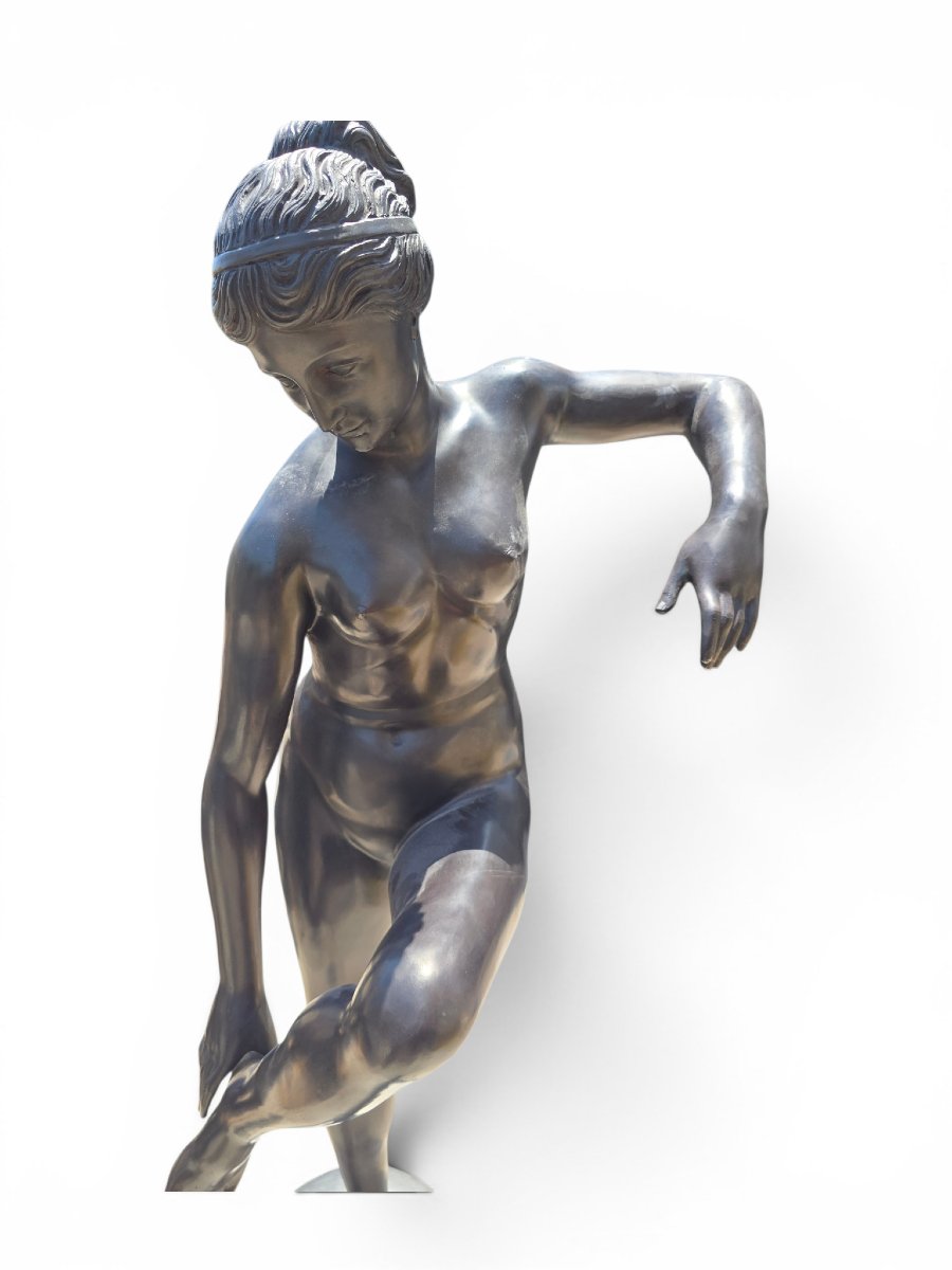 Sculpture  en bronze d'Aphrodite (Vénus), début du XXe siècle 180 cm-photo-3