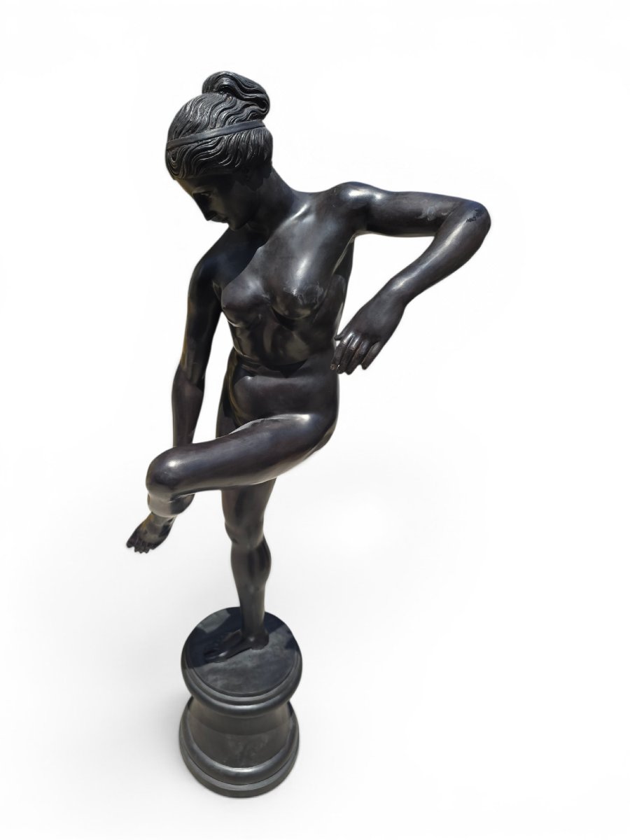 Sculpture  en bronze d'Aphrodite (Vénus), début du XXe siècle 180 cm-photo-4