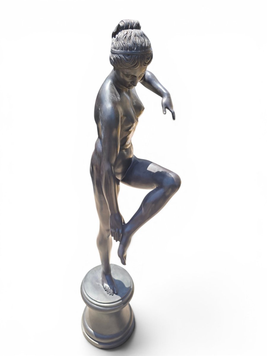 Sculpture  en bronze d'Aphrodite (Vénus), début du XXe siècle 180 cm-photo-3