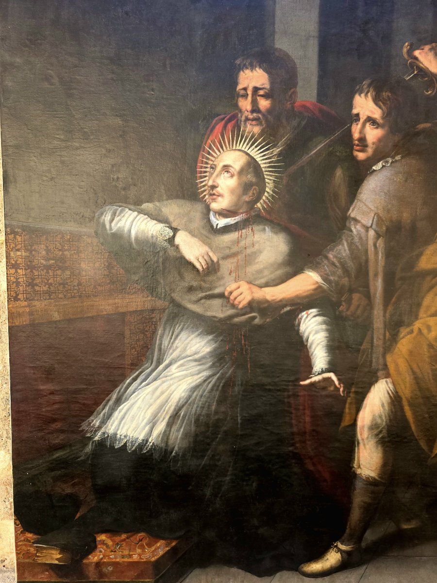 Martyre de saint Pedro Arbués, cercle de Mateo Gilarte, vers 1660-photo-3