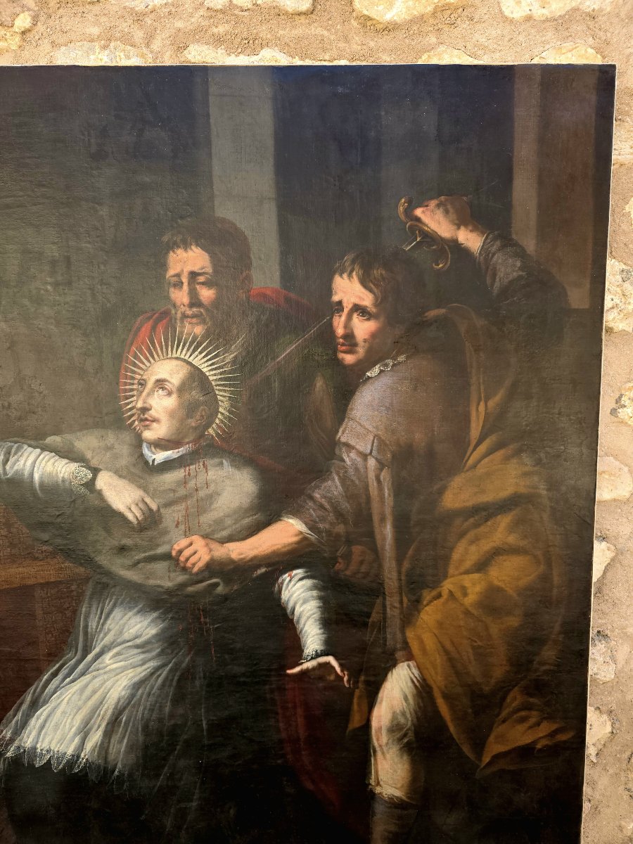 Martyre de saint Pedro Arbués, cercle de Mateo Gilarte, vers 1660-photo-1