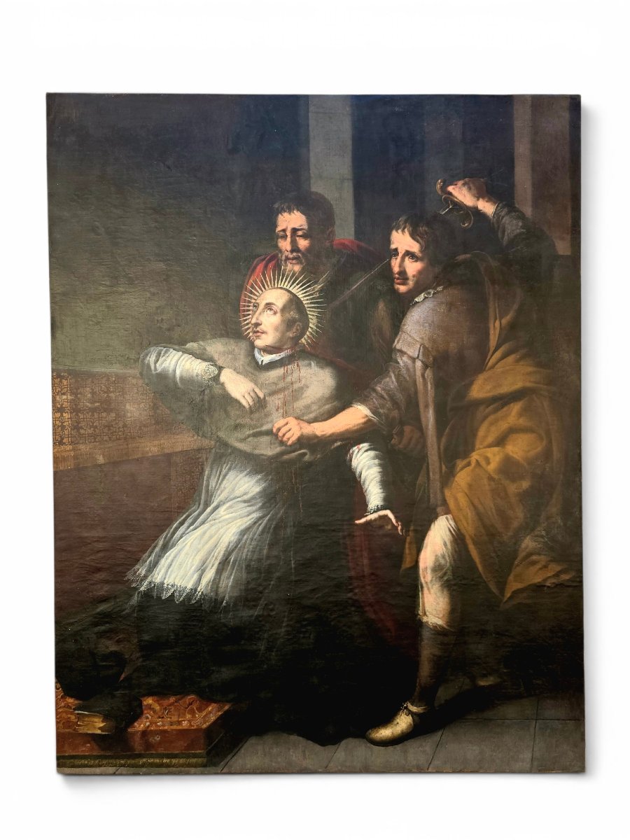 Martyre de saint Pedro Arbués, cercle de Mateo Gilarte, vers 1660-photo-2