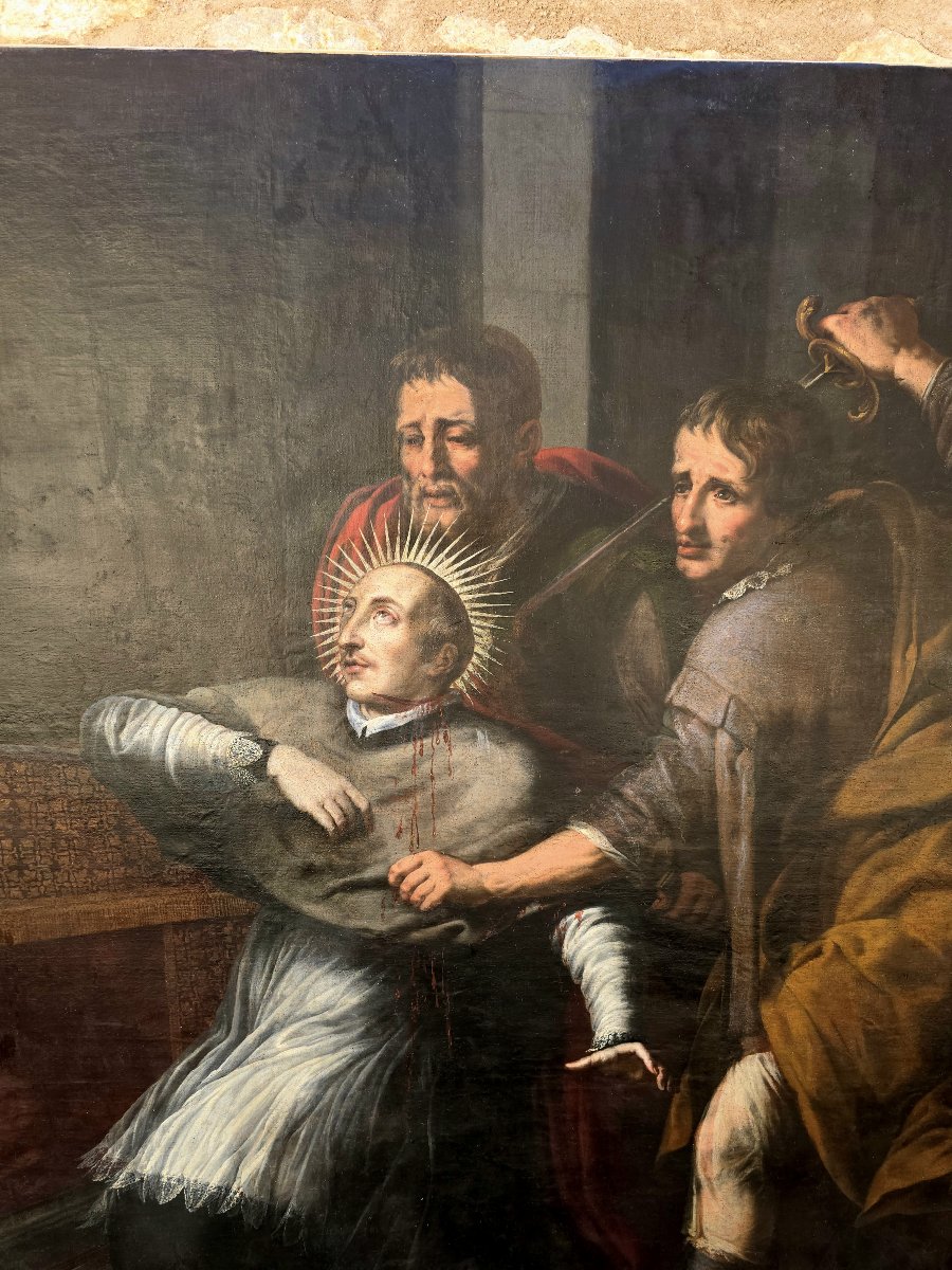 Martyre de saint Pedro Arbués, cercle de Mateo Gilarte, vers 1660-photo-4