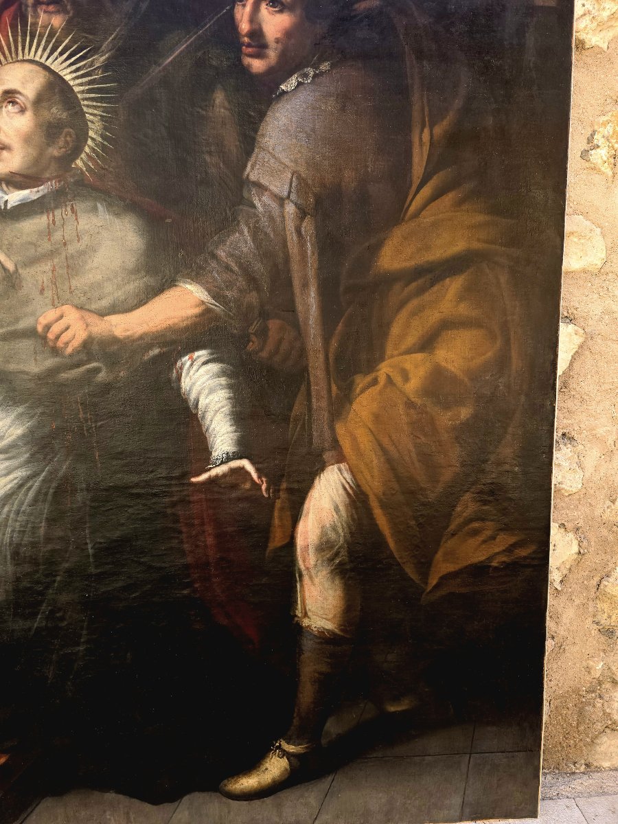 Martyre de saint Pedro Arbués, cercle de Mateo Gilarte, vers 1660-photo-5
