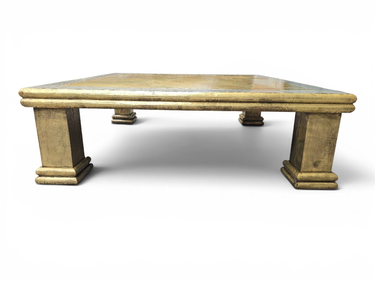 Table basse signée R. Dubarry, France, années 1970-photo-3