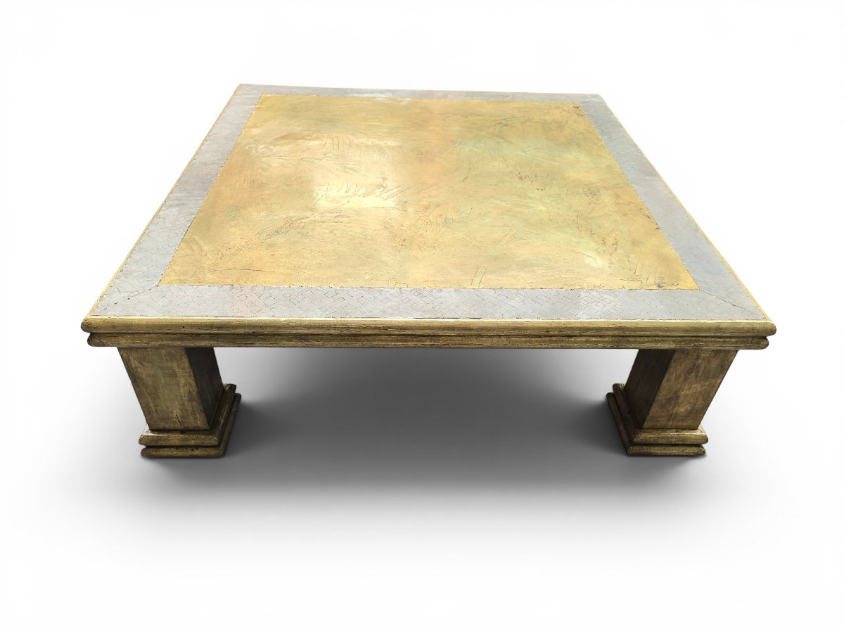 Table basse signée R. Dubarry, France, années 1970-photo-4