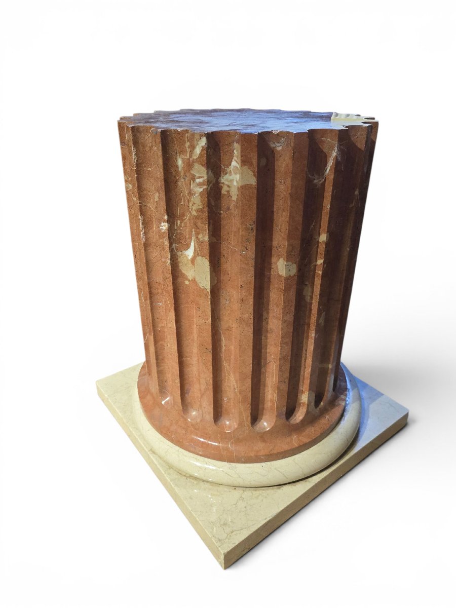  Auto_awesome Translated From: English 1,815 Large Two-tone Solid Marble Pedestal, Italy, Ann