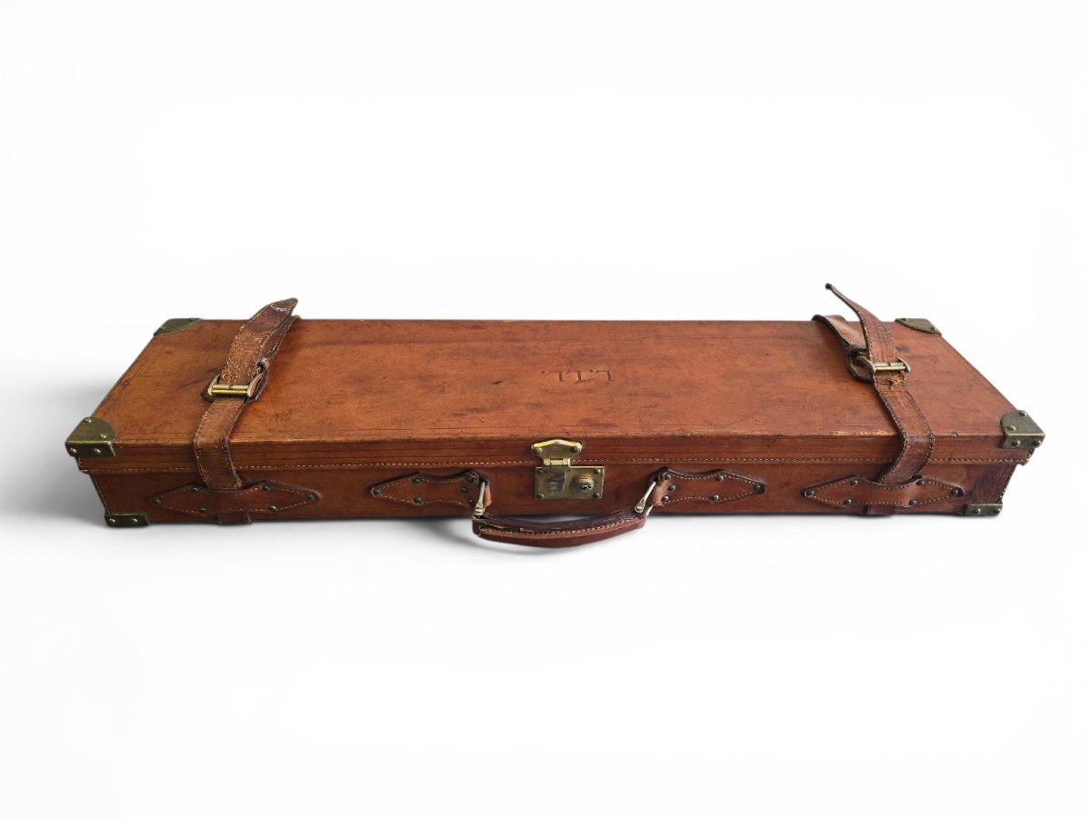 Vintage Leather Rifle Case, Mid-20th Century, Circa 1950