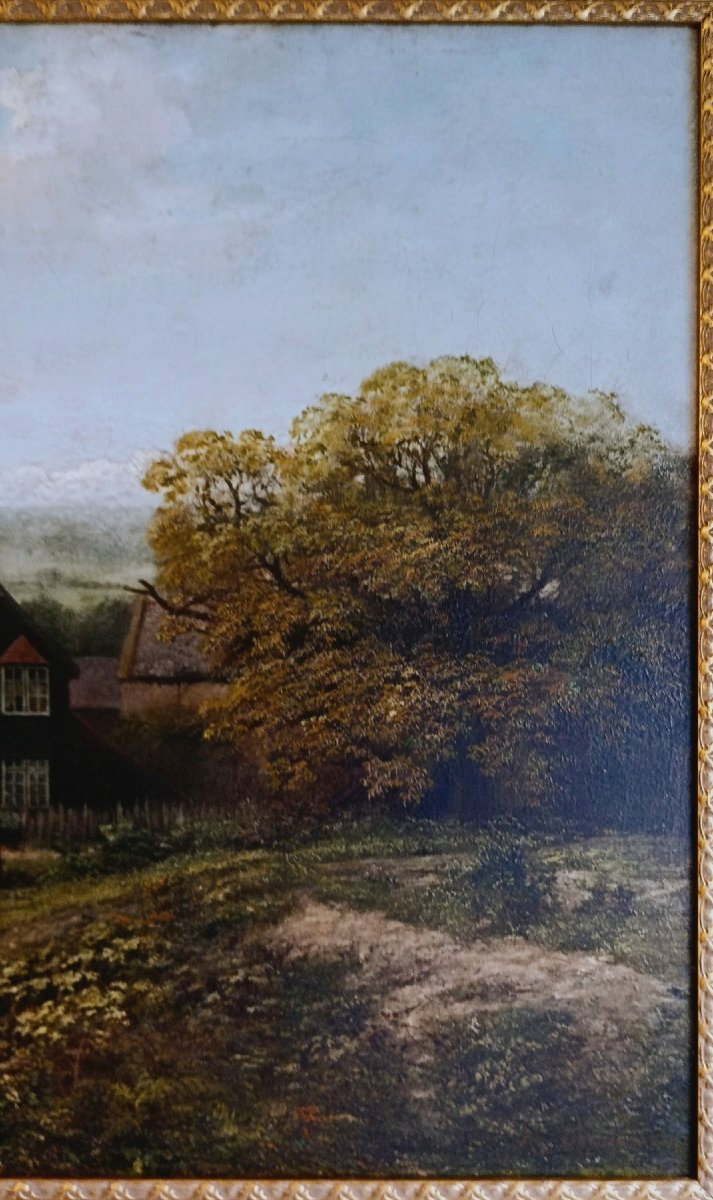 R. J. Osborn (british, 19th Century) “wylde Farm In Hampstead,” Circa 1860.-photo-7