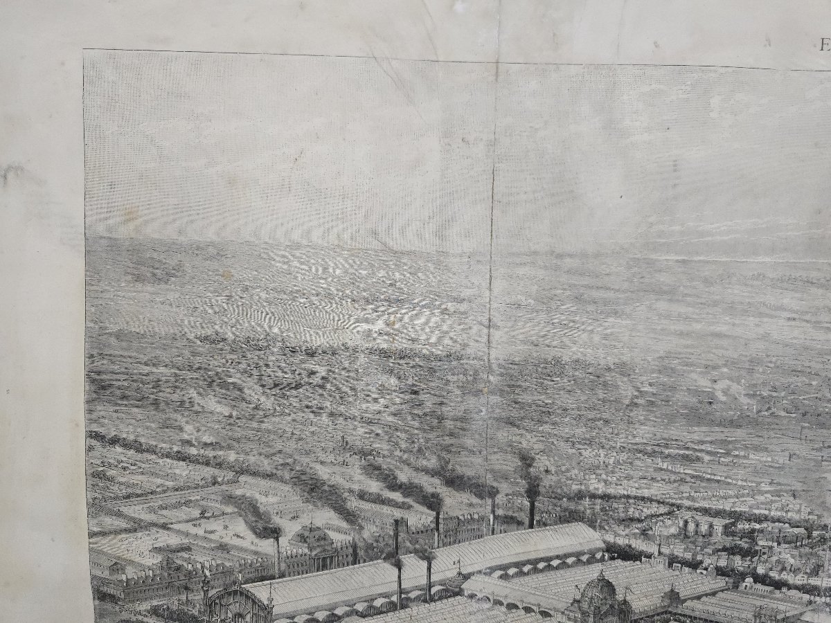 Vue panoramique de l'Exposition universelle de Paris de 1889 avec la Tour Eiffel, d-photo-6