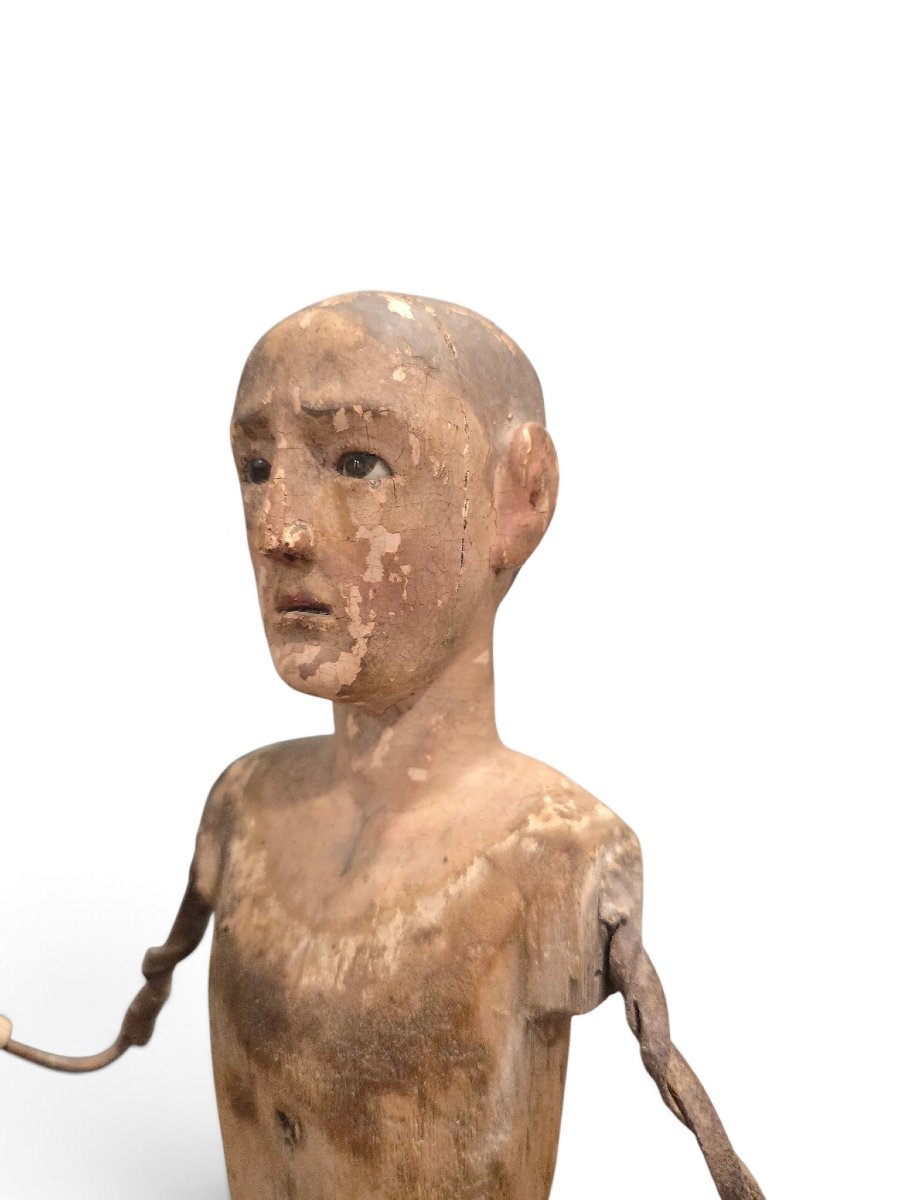 17th-century Spanish Polychrome Wooden Statue: Virgin To Be Dressed (“virgen De Vestir”) -photo-2