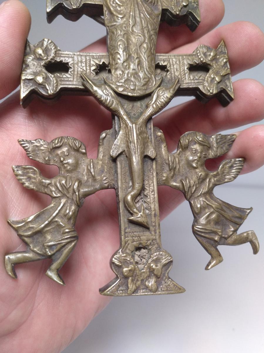 Caravaca Hispano Cross From The 17th Century-photo-3