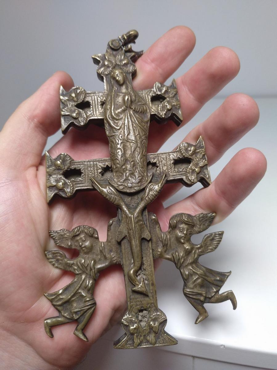 Caravaca Hispano Cross From The 17th Century-photo-8