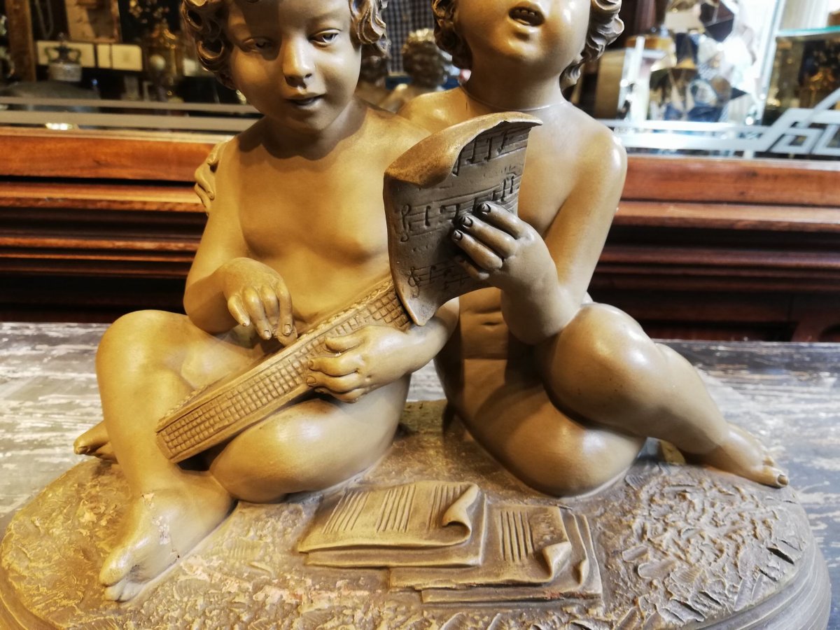 Terracotta Sculpture XIX Eme-photo-3