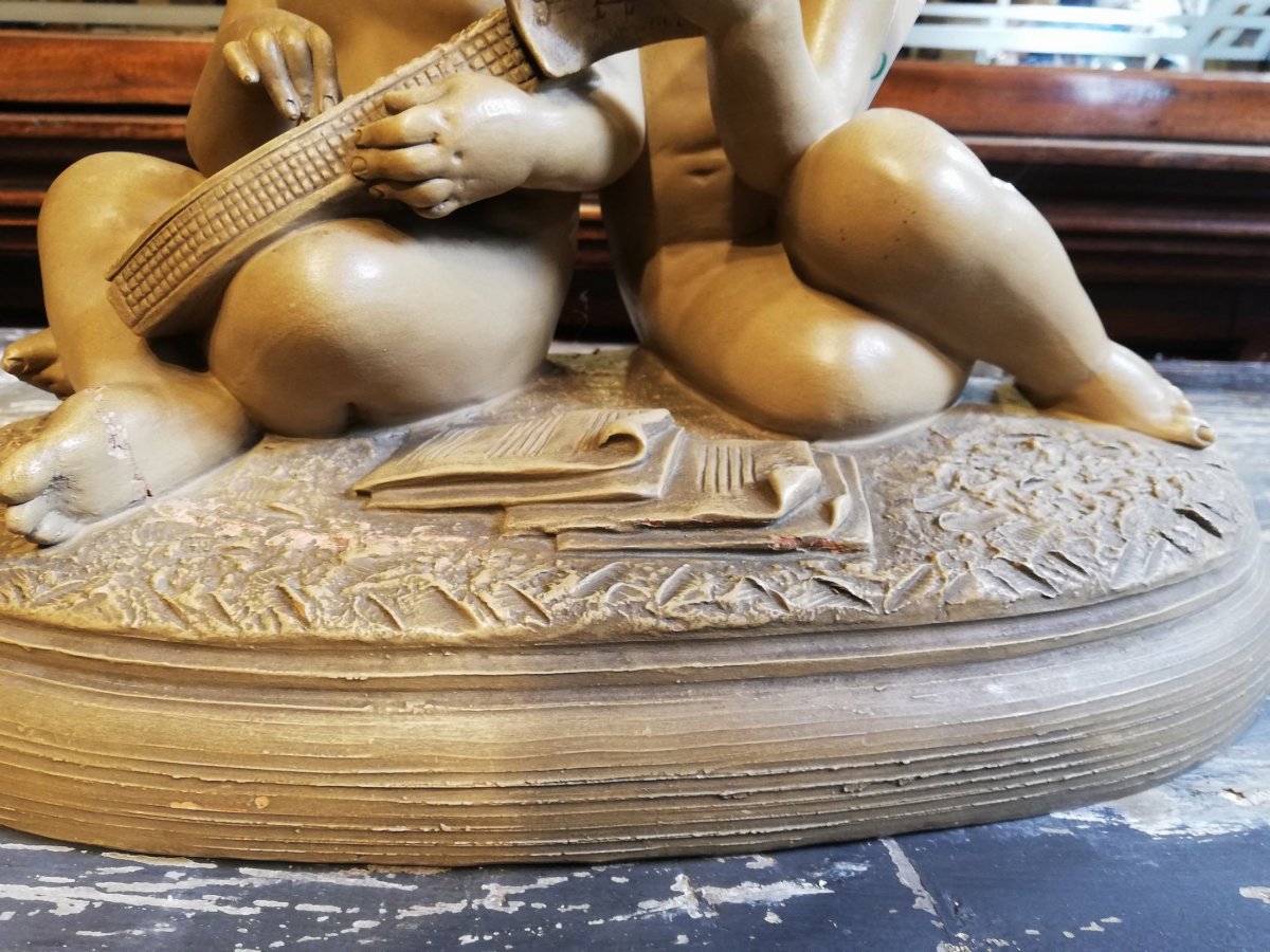 Terracotta Sculpture XIX Eme-photo-1