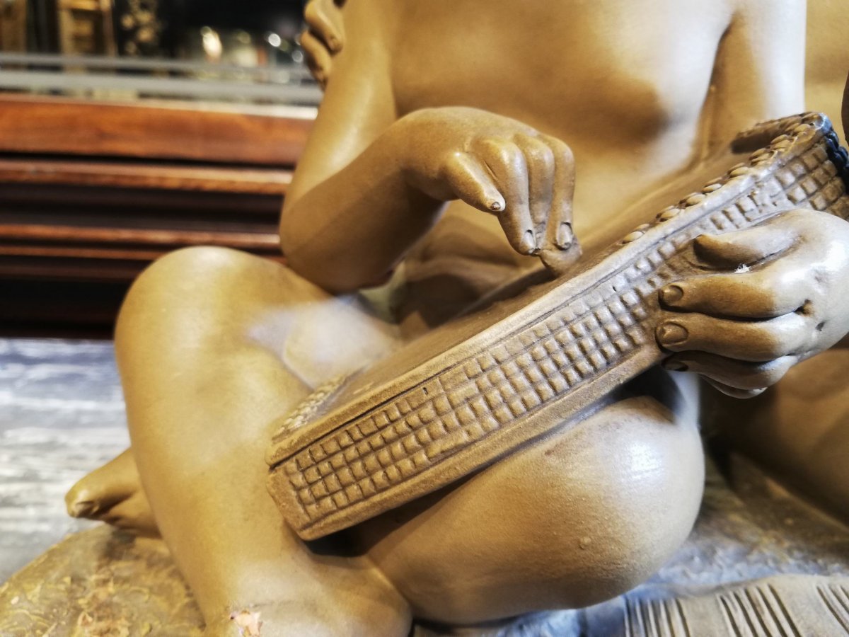 Terracotta Sculpture XIX Eme-photo-2