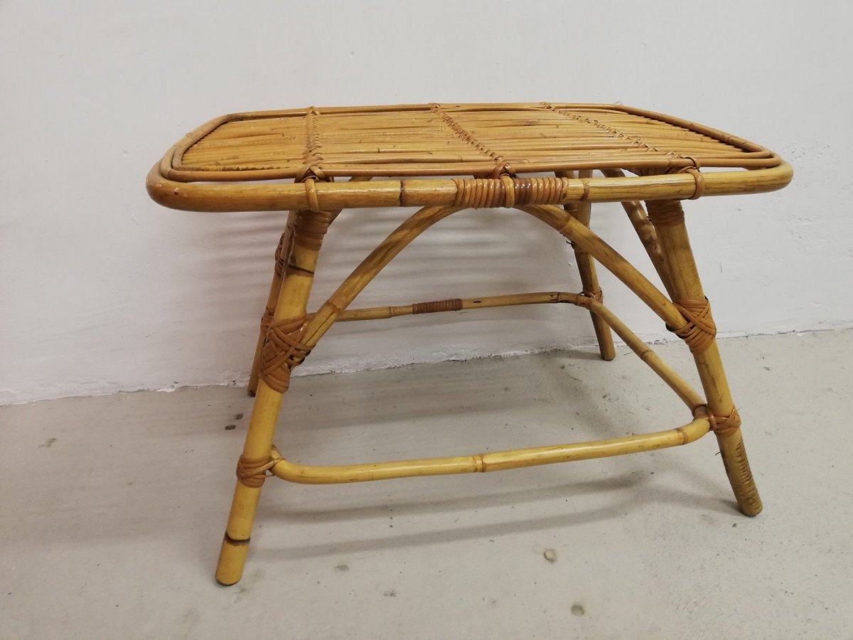 Basse Bamboo Table Anee 70-photo-3