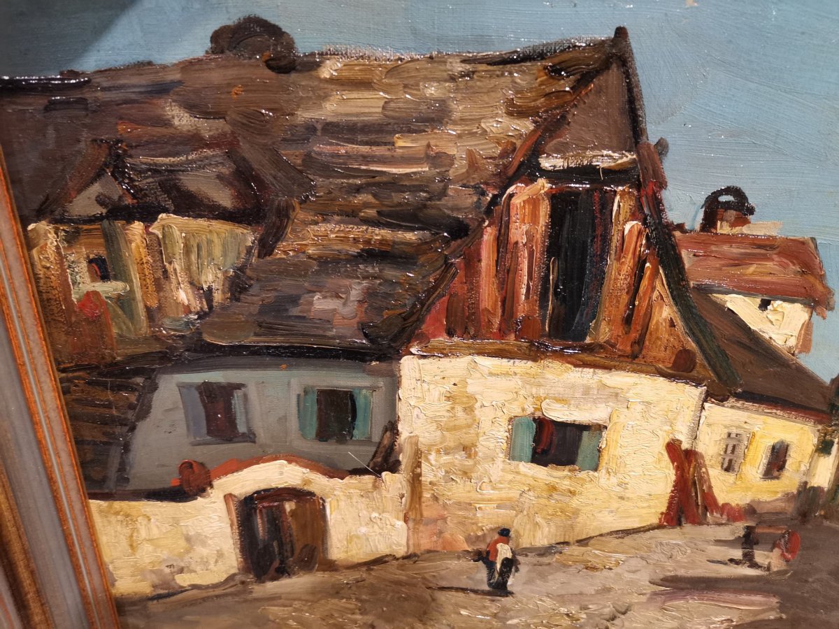 Hans Ruzicka-lautenschlaeger Oil On Canvas