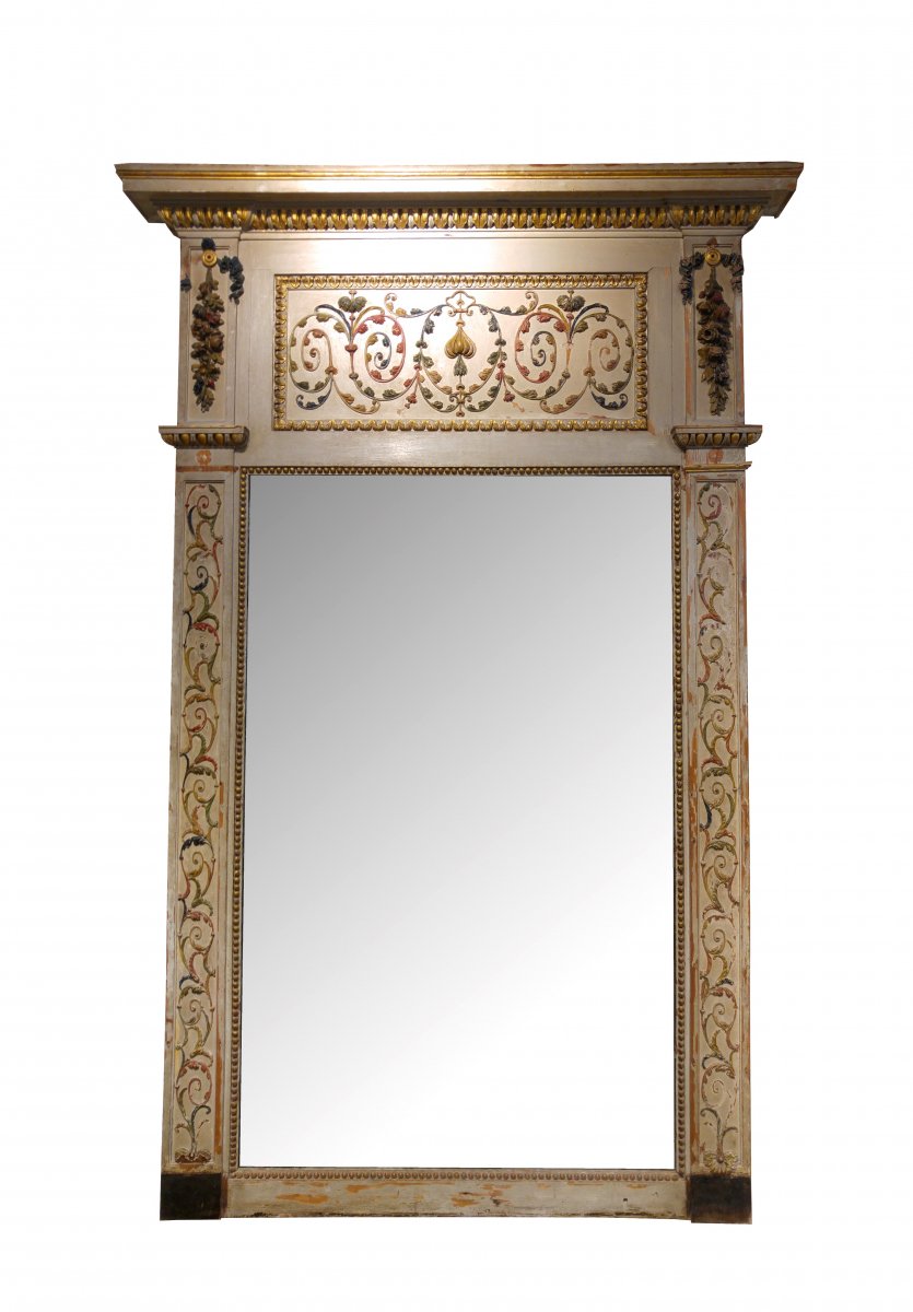 Miroir Italien Du XVIIIème Siècle, Grande Taille