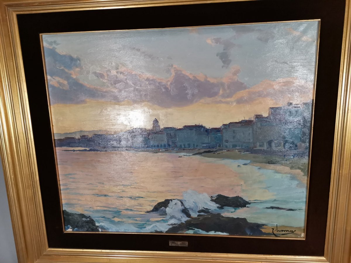 Huile Sur Toile :plage De Palafrugell-photo-7