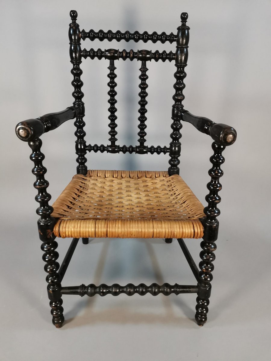 19th Century Turned Chair Model-photo-2