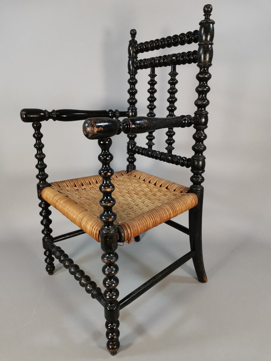19th Century Turned Chair Model-photo-2