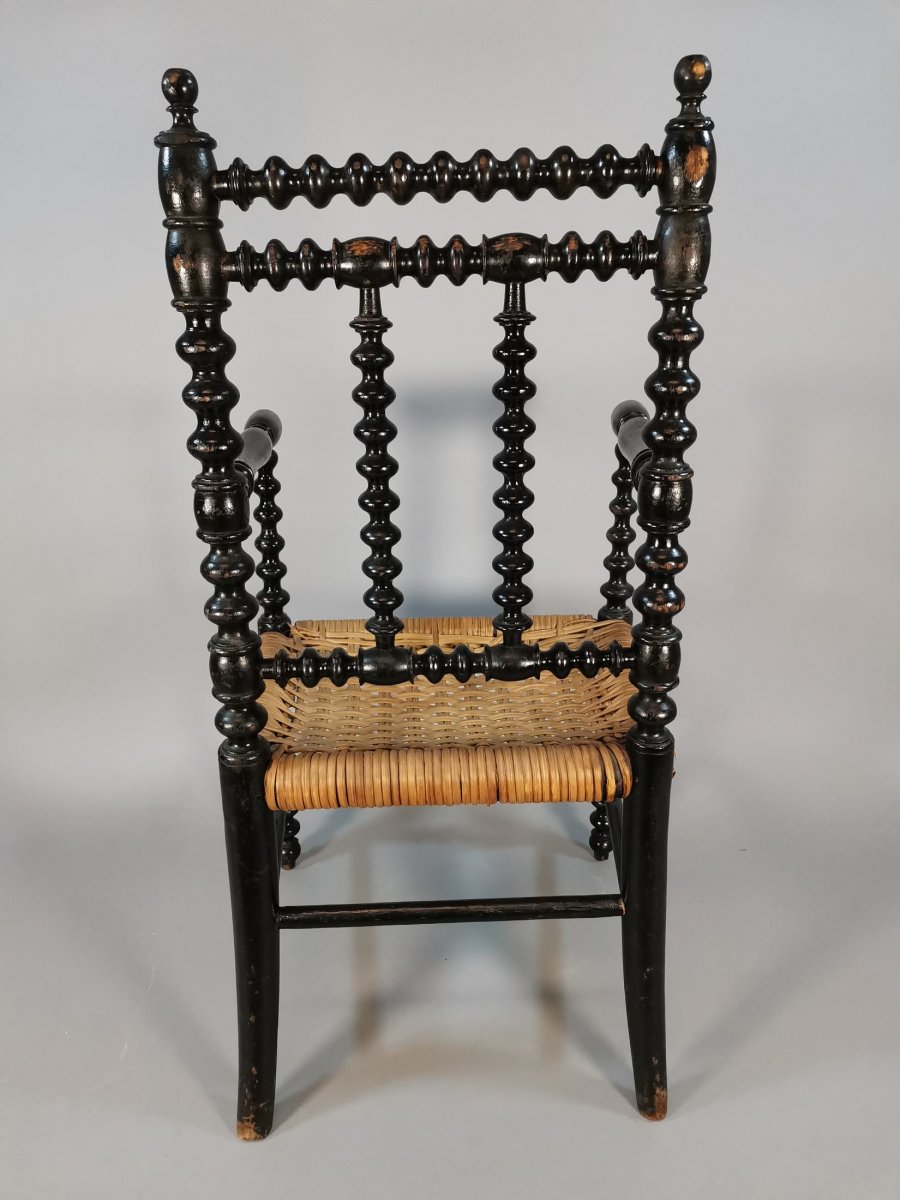 19th Century Turned Chair Model-photo-4