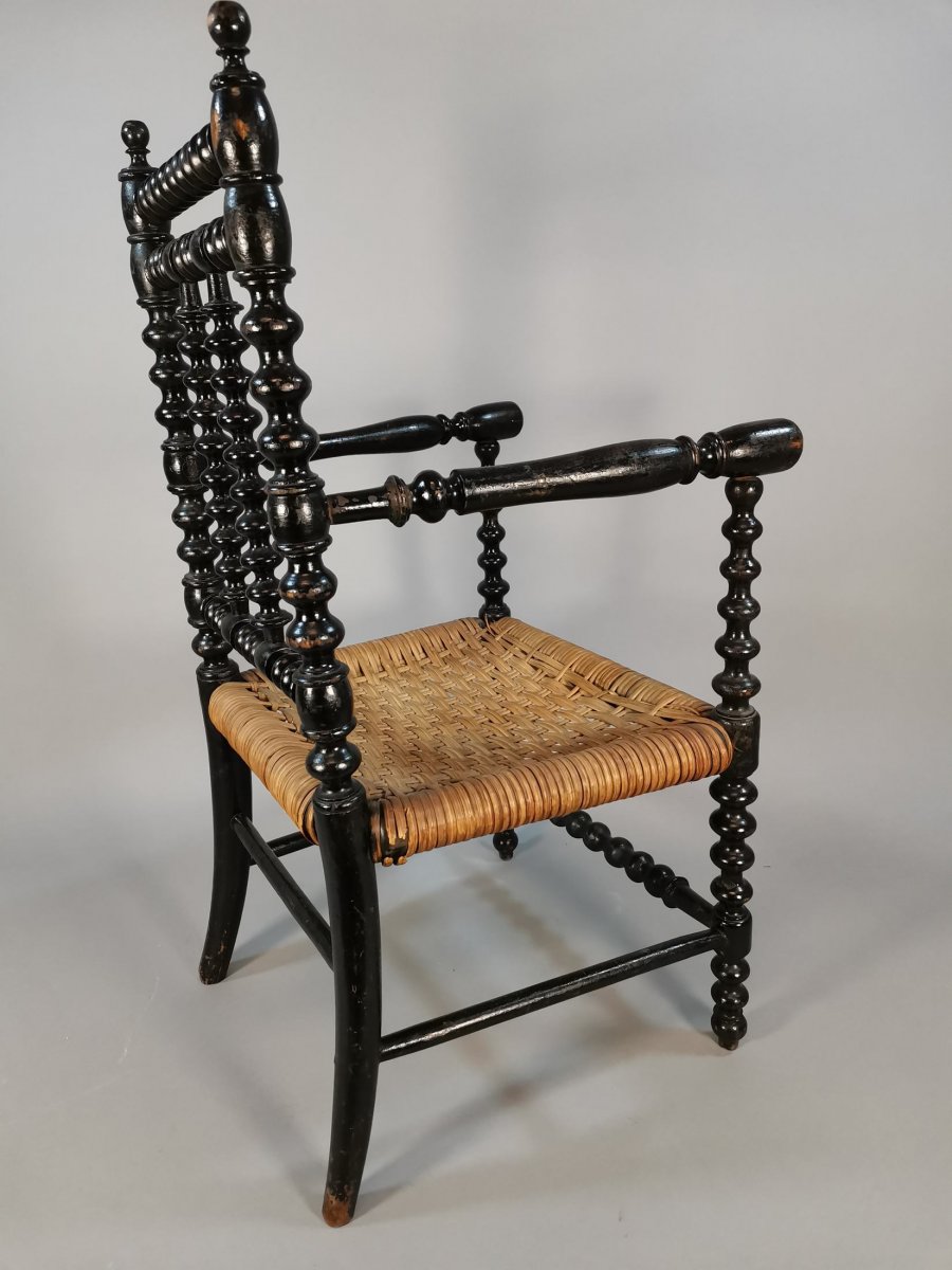 19th Century Turned Chair Model-photo-5
