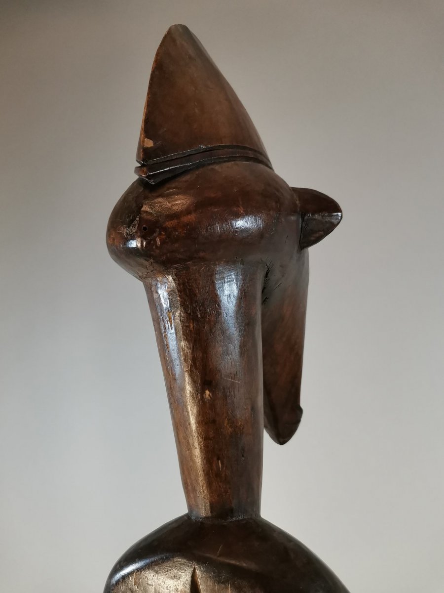 Statuette Senufo Antique 130 CM HAUT-photo-4