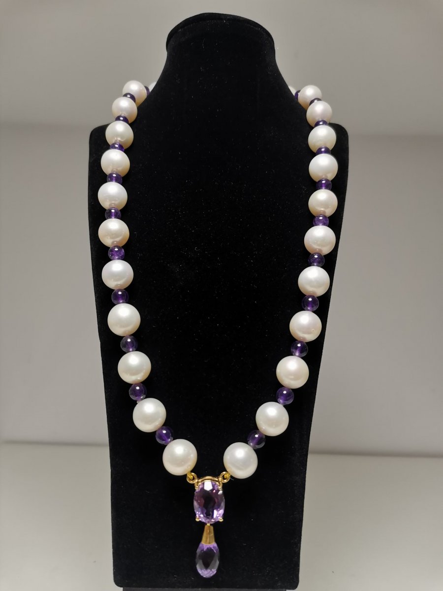 Necklace Cultured Pearls 20 Eme-photo-2