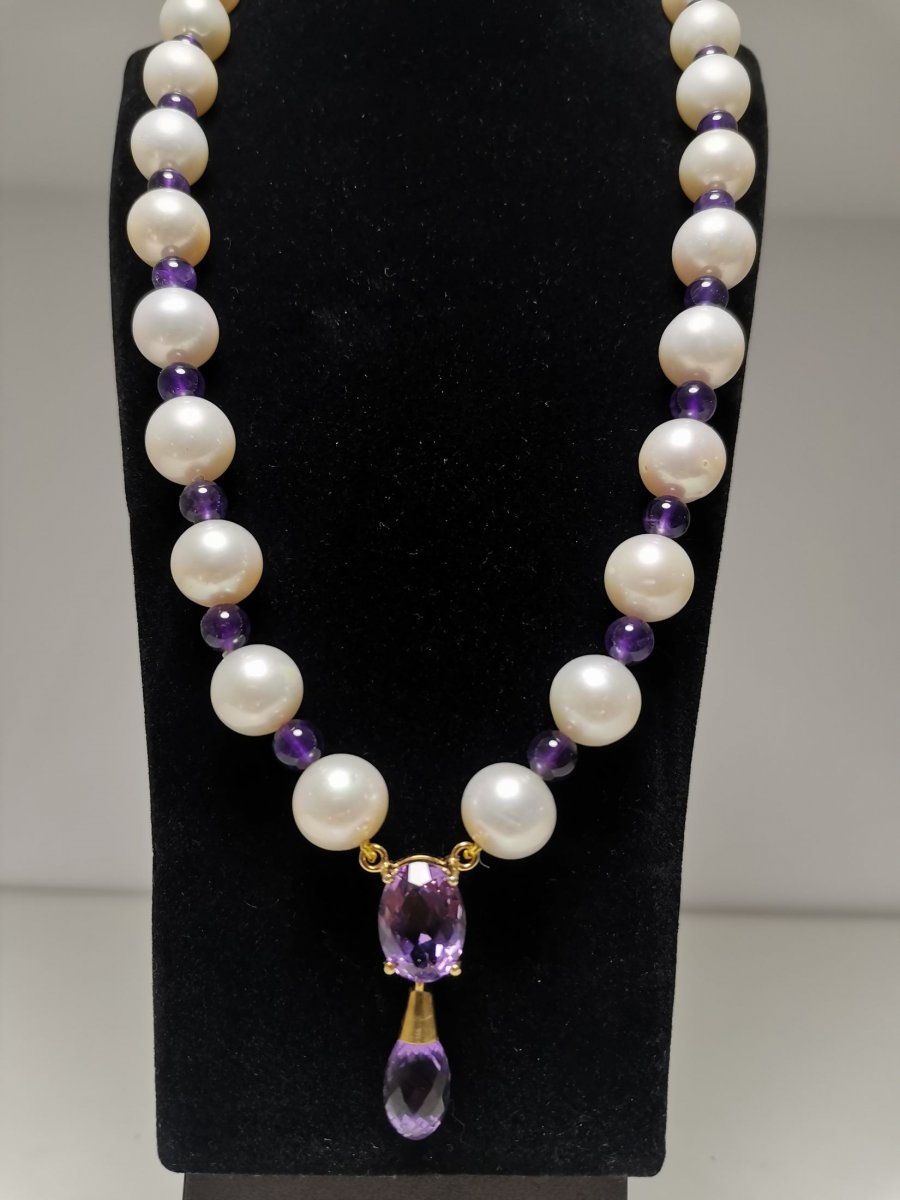 Necklace Cultured Pearls 20 Eme-photo-3