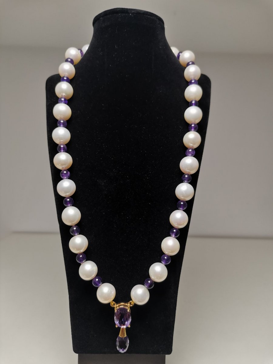 Necklace Cultured Pearls 20 Eme-photo-3