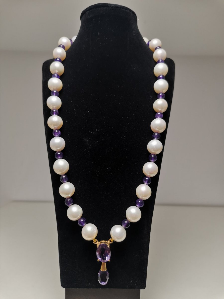 Necklace Cultured Pearls 20 Eme-photo-8