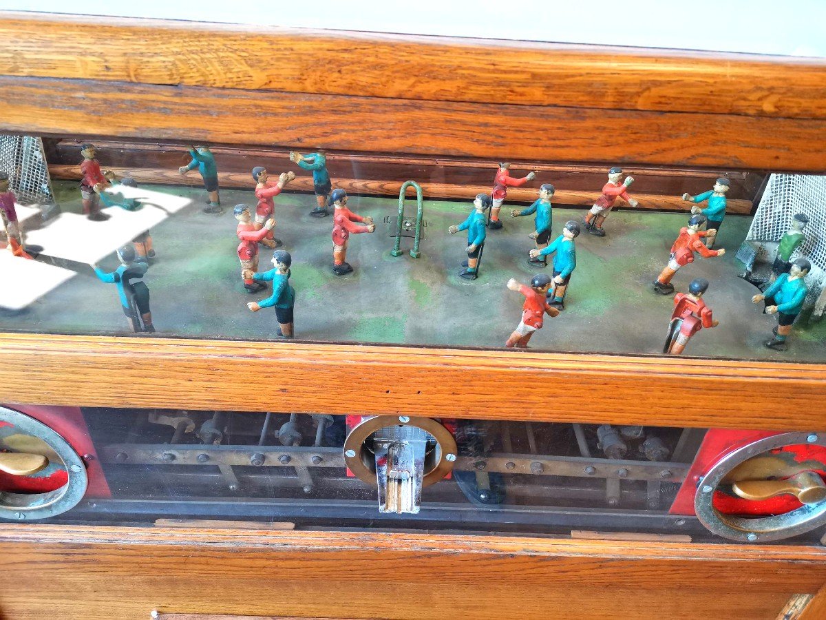 30's Mechanical Football Toy Game-photo-2
