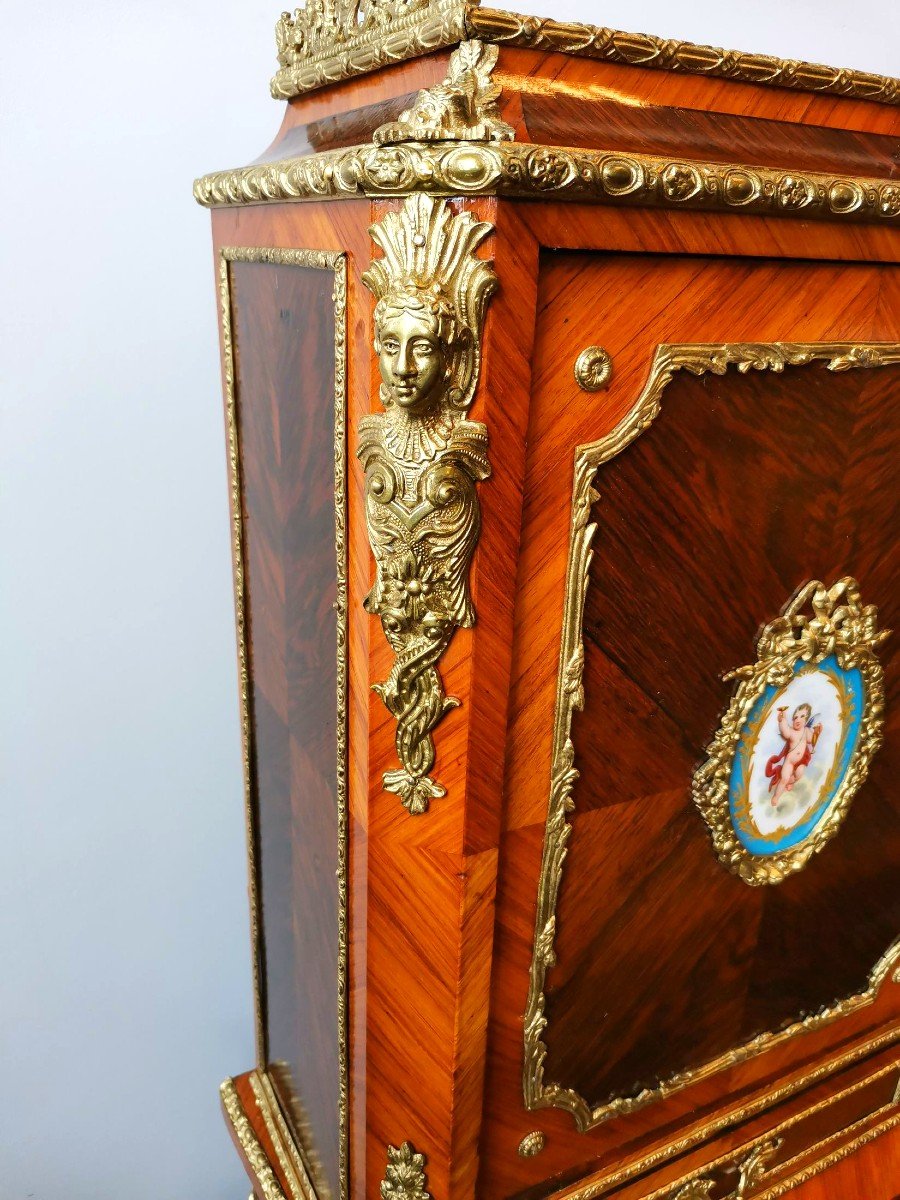 Bonheur Du Jour Desk, Napoleon III Period-photo-6