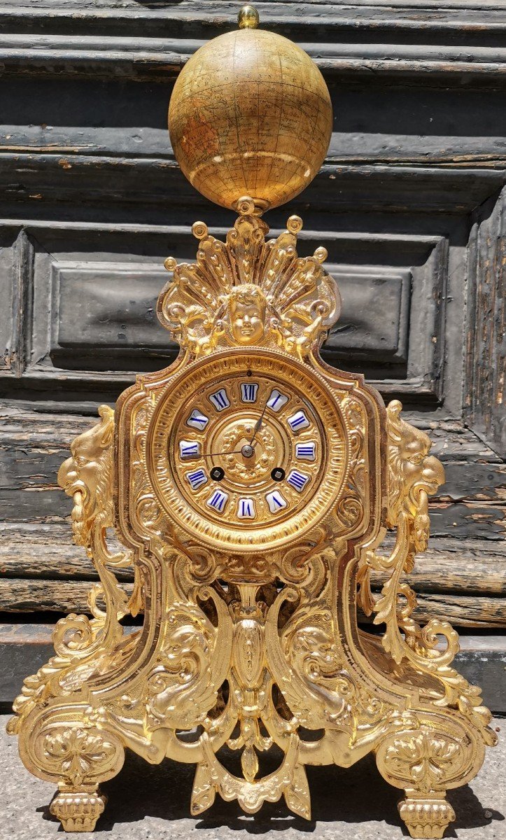 Bronze Clock From XIX Eme