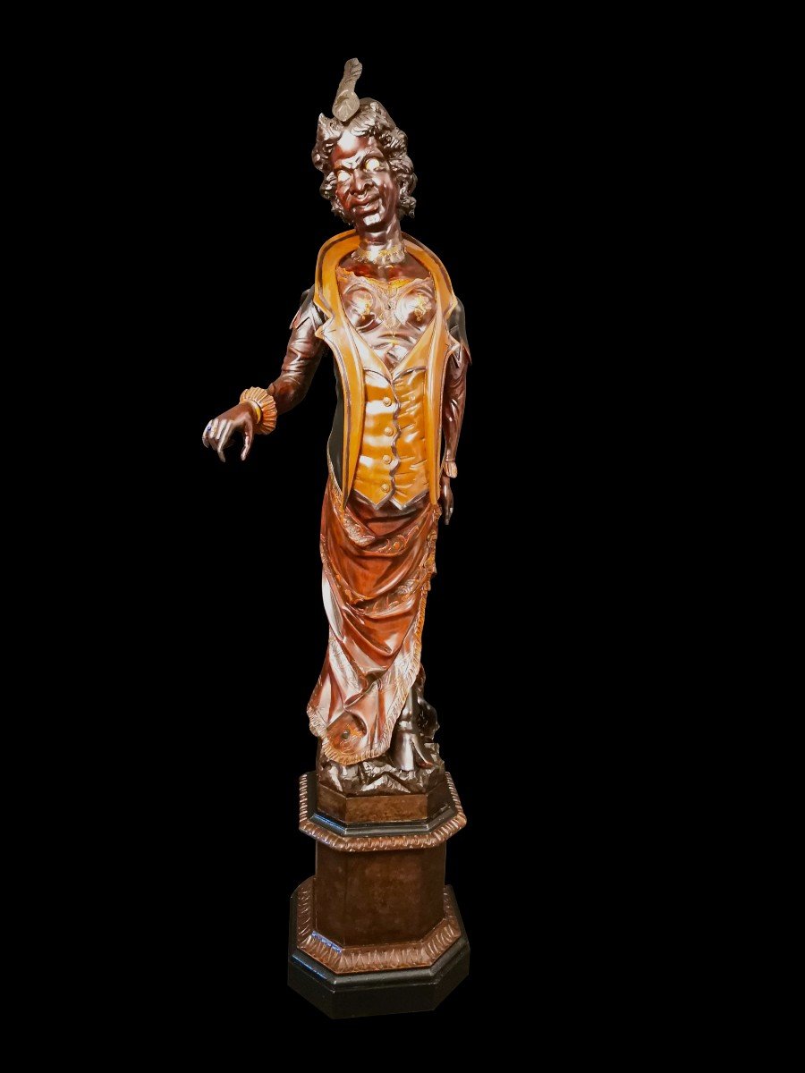 Figurine Mrs Devil' Hall Attribuée à Francesco Toso-photo-2
