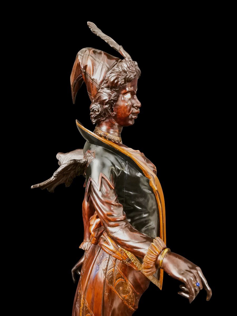 Figurine Mrs Devil' Hall Attribuée à Francesco Toso-photo-3