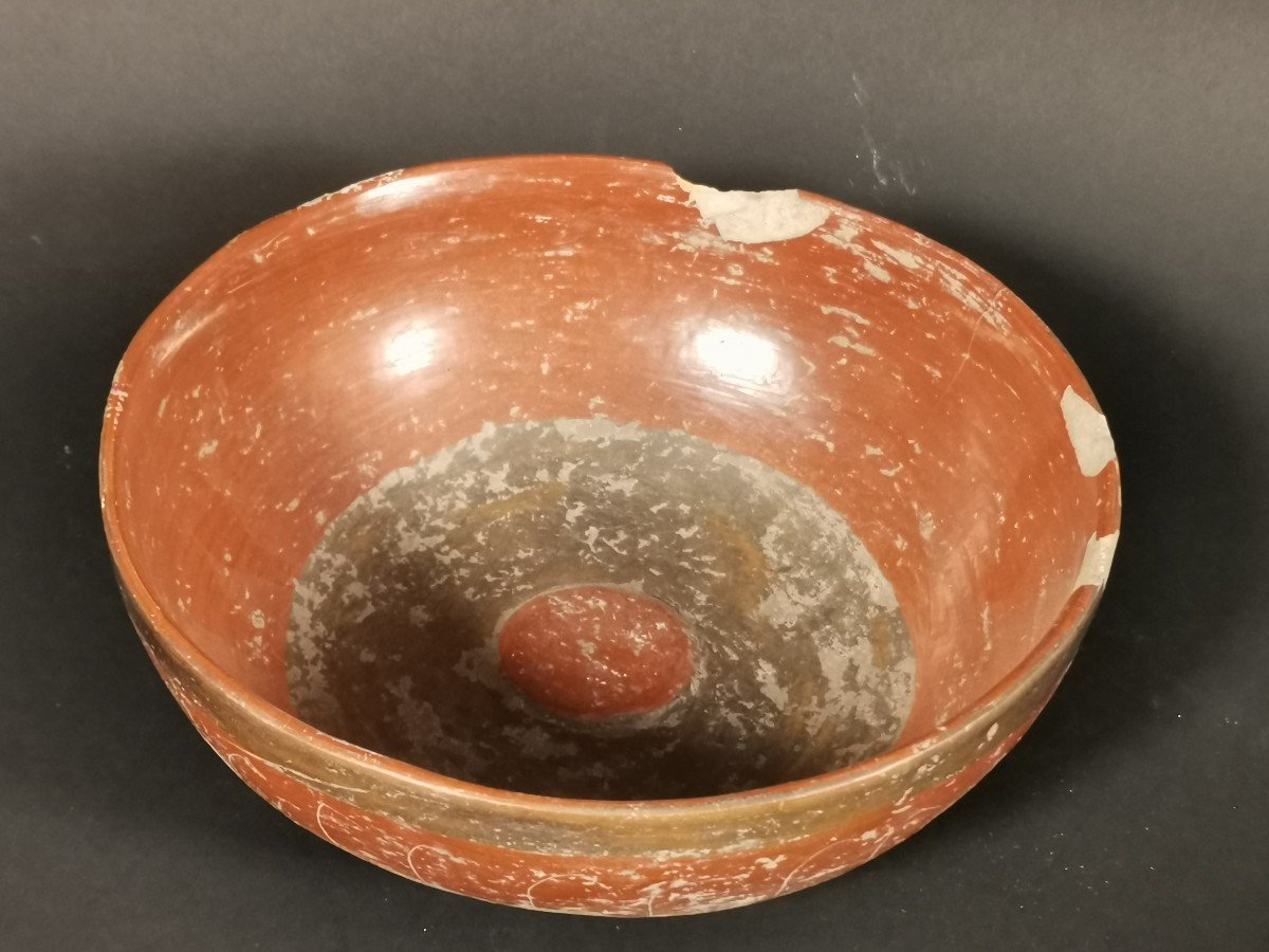 Pre-columbian Polychrome Bowl-photo-2