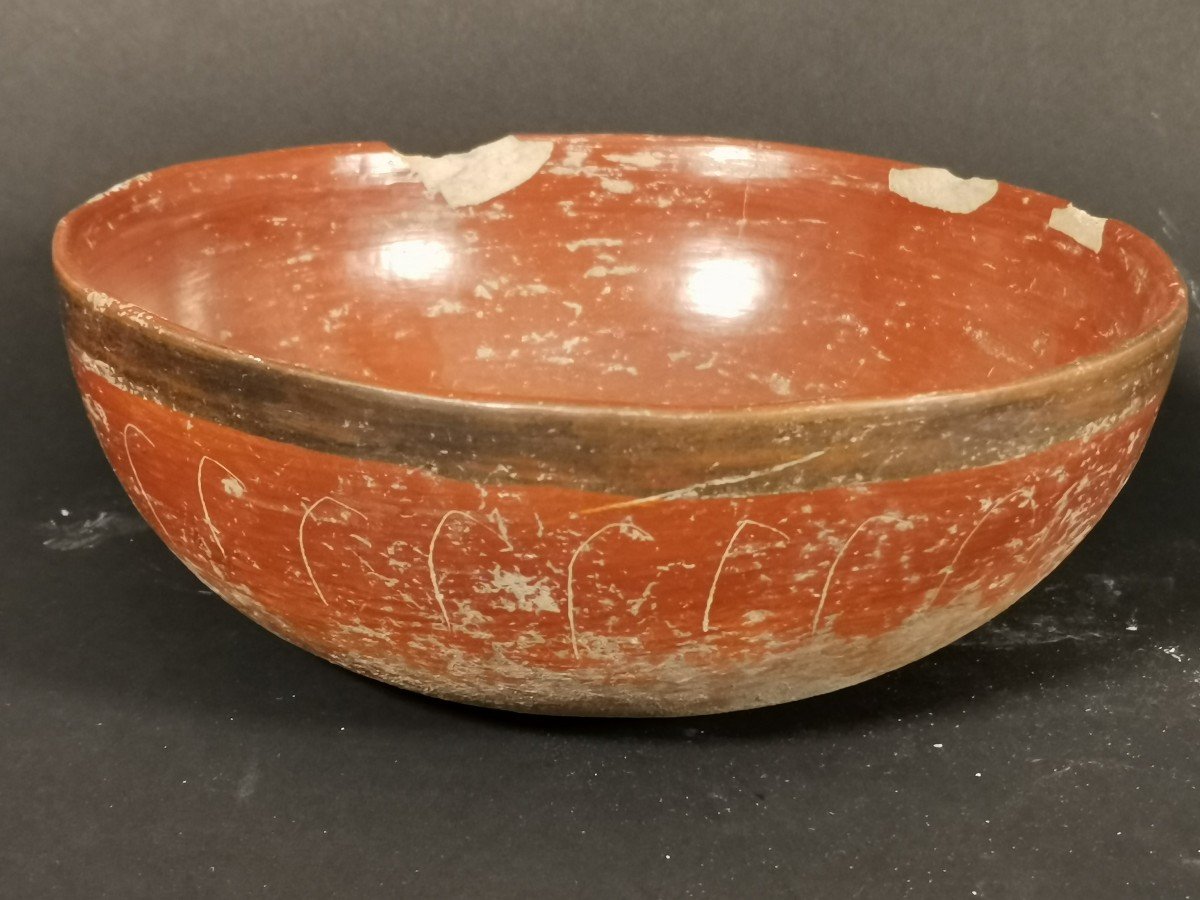 Pre-columbian Polychrome Bowl-photo-7