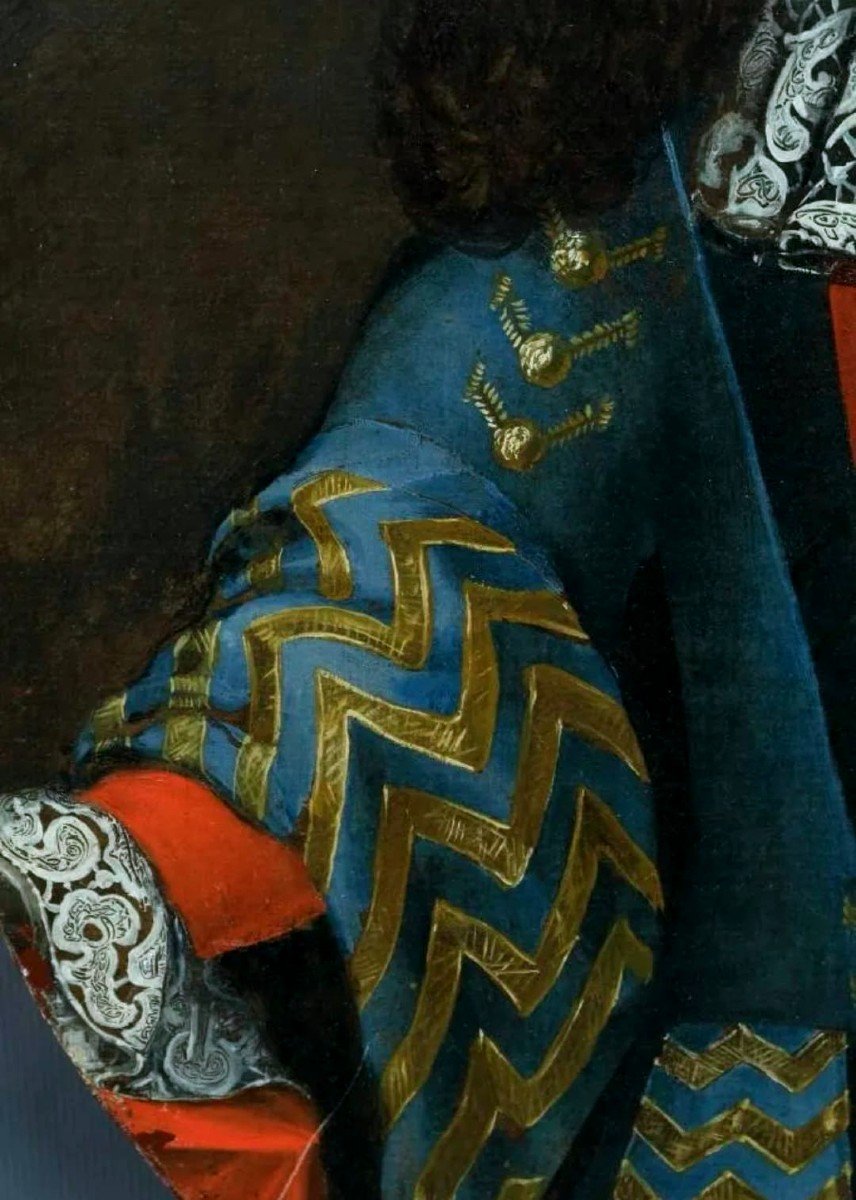 Portrait d'Un Aristocrate « Mulâtre » XVIIème Siecle-photo-1