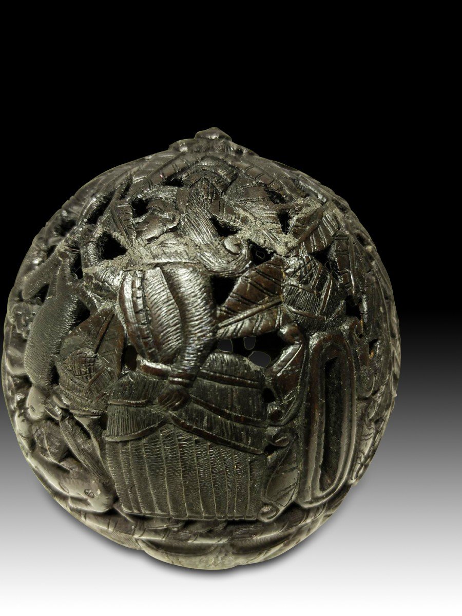 19th Century Carved Coconut-photo-1