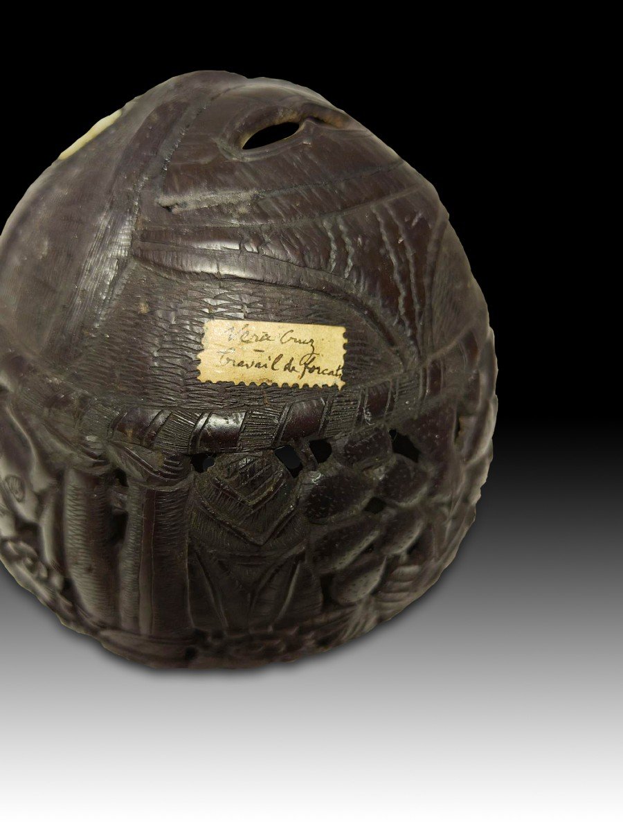 19th Century Carved Coconut-photo-8